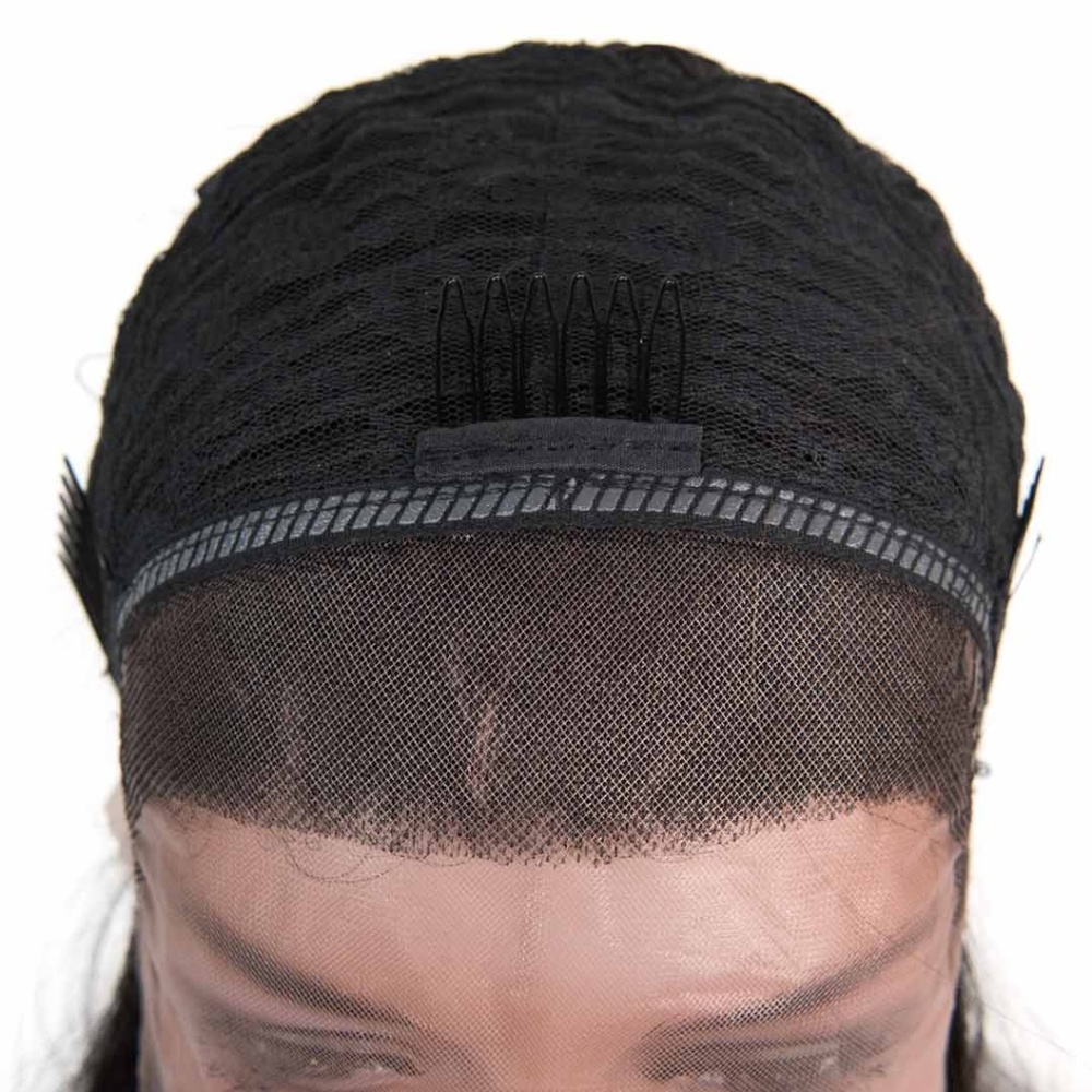 24" Black Brown Ombre Wavy Lace Front Wig - Picture 4 of 5